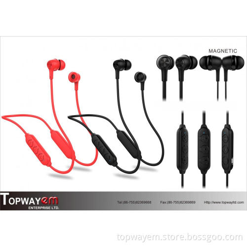 Bluetooth Anti-drop Sports Earphone 19BS05, Supports Handsfree Call Function